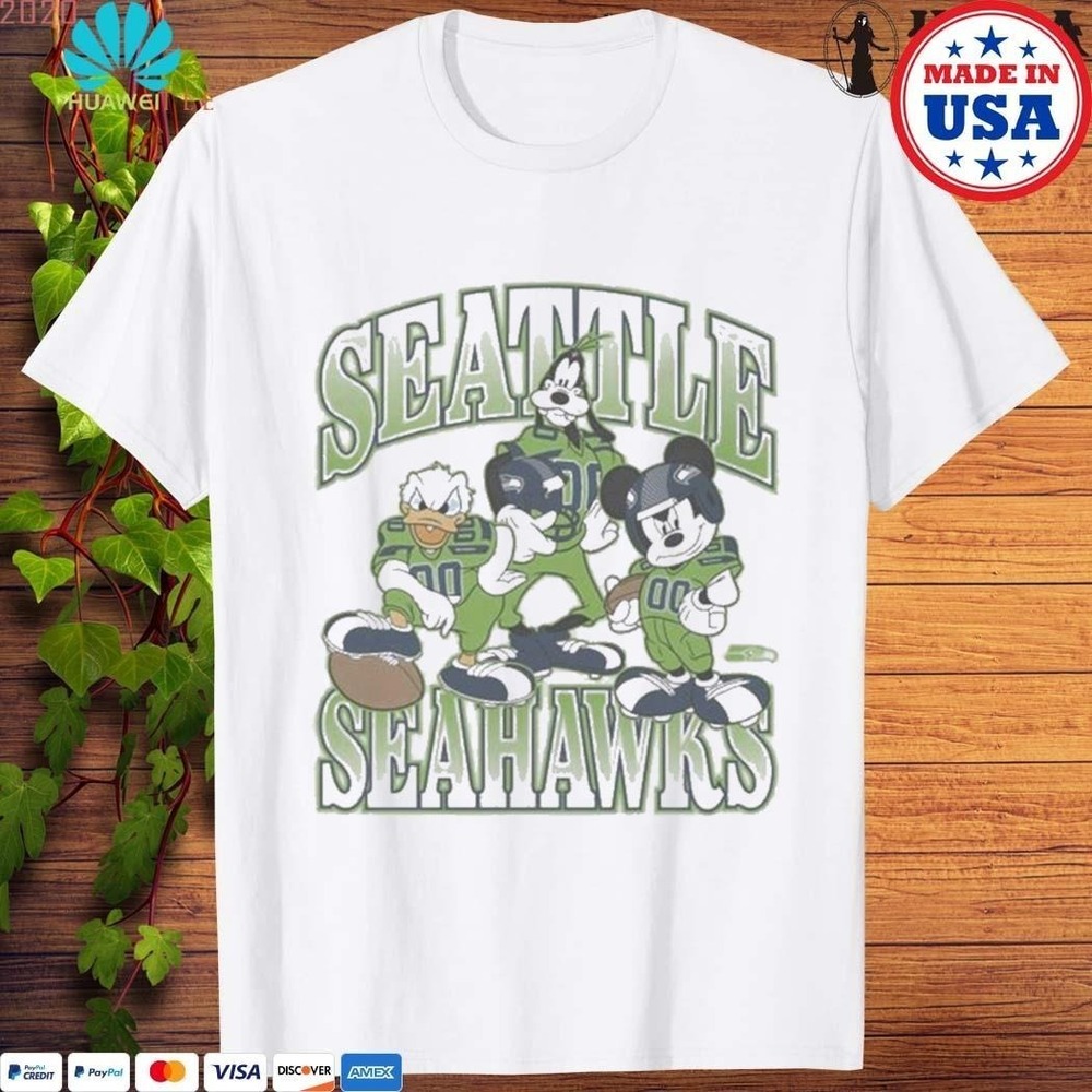 Seattle Seahawks Junk Food Mickey Squad Qb Tshirt